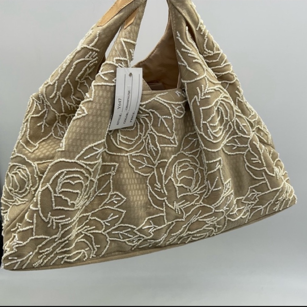CEM fabric boho handbag, NWT, magnetic clasp
